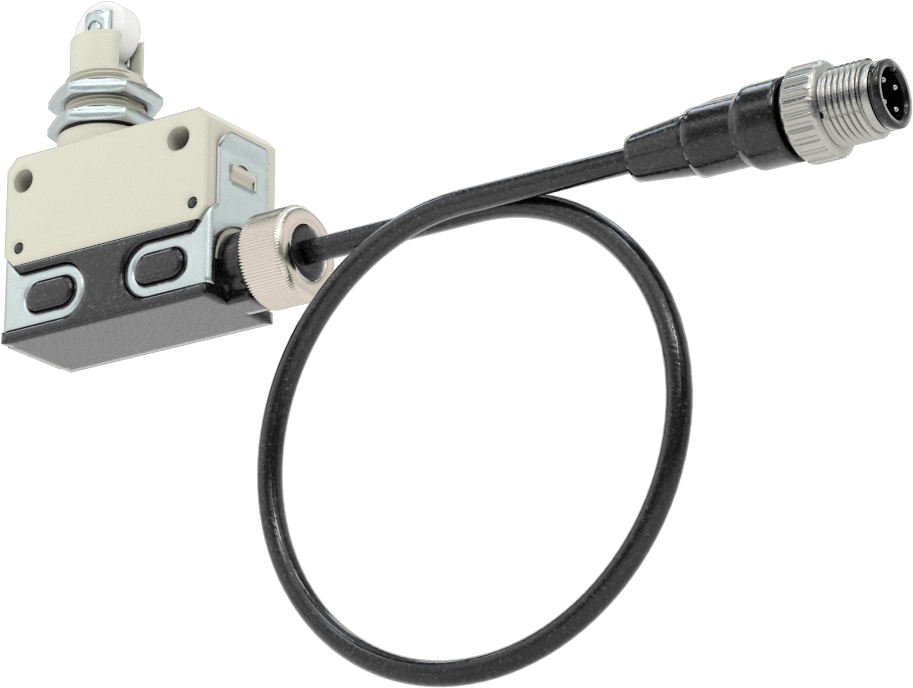 Kapalı Ani Hareketli Anahtar, 9/16" Panel Kesiti için Makara Piston, 0.1A @30V DC