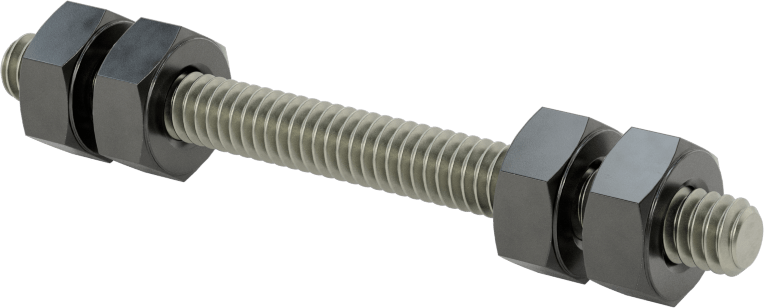 Altıköşe Somunlu Gijon, B7 Sınıfı, 1/4"-20 Diş Boyutu, 3" Uzunluk