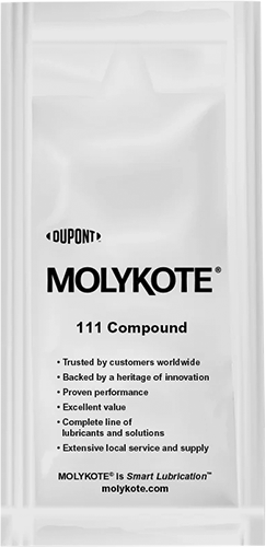 Gıda ve İçecek Conta ve O-Ring Gres, Dupont Molykote 111 Bileşiği, 0.2 oz. Tek Kullanımlık Paket — Tek Kullanımlık Paket, O-Ringler, Cont…