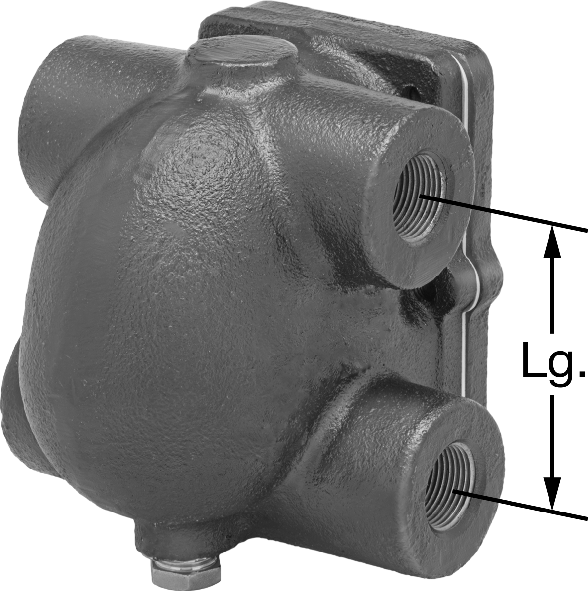 Enerji Tasarruflu Demir Buhar Tuzağı, 1 NPT Dişi, 15 PSI, 3-5/16" Uzunluk