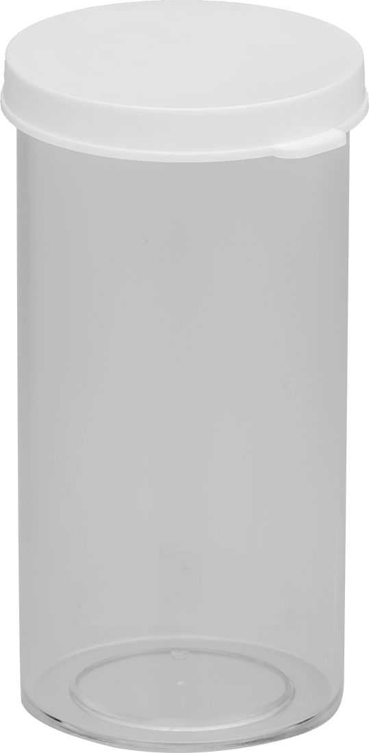 Polistiren Plastik Kavanozlar, Polistiren Plastik Kavanoz, 5 FL oz/150 ml Kapasite — 5 fl. oz., 150 ml, 3 7⁄8", LDPE, Plastic, Polystyrene