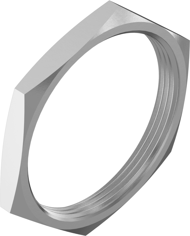 PG-36 304 Paslanmaz Çelik Kilit Somunu, Orta ve Kalın Cidarlı Metal Çelik Kanal için — 304 Stainless Steel, Stainless Steel, Kilit Somunu…