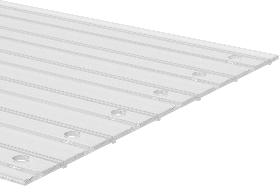 Düşük Sıcaklık Çizilmeye Dayanıklı Kapı Şeridi, 12" Genişlik x 0.12" Kalınlık, 7 Fit Uzunluğunda