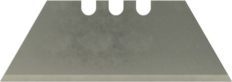 Geri Çekilebilir Bıçaklı Maket Bıçağı için 2" Uzunluk x 3/4" Genişlik x 0.018" Kalınlıkta Bıçak — Düz, 2", Çelik