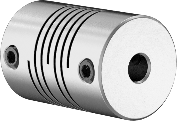 Setskur Hassas Esnek Mil Kaplini, Spiral Kesim, 1/8" x 1/8" Mil Çapı için, 3/4" Uzunluk, 1/2" Dış Çap