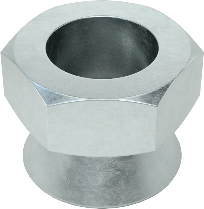 Kopma, Kurcalamaya Dayanıklı Somunlar, Çinko Kaplamalı Alaşımlı Çelik, 3/4"-10 Diş Boyutu — Alloy Steel, Steel, 3⁄4"-10, Hex, Tamper Resi…