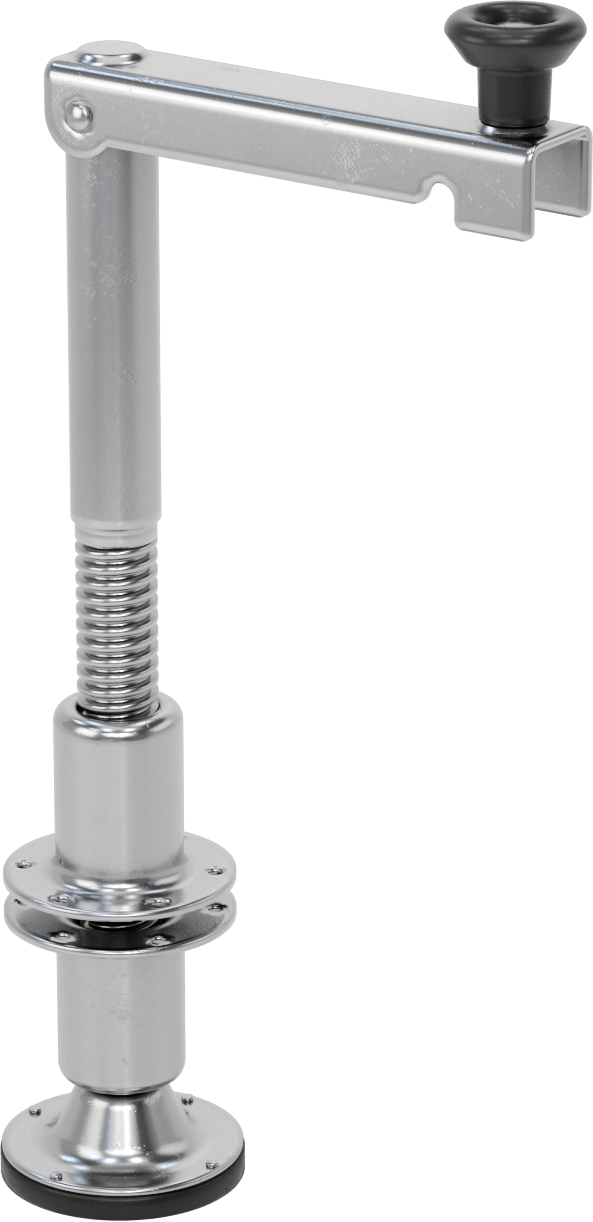 Seviyeleme Krikosu, Delikli Montajlı Yuvarlak Plaka, 4-1/2" ila 13-1/2" Yükseklik