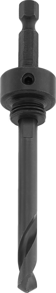 Delik Testere için 3-1/16" Uzunlukta Matkap Ucu ile 1/4" Şaft Mili — Matkap Presleri, El Matkapları, 1⁄4", Altıgen
