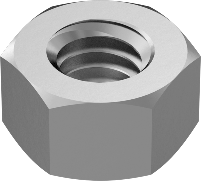 5/16"-18 Sağ Dişli 316 Paslanmaz Çelik Gerdirme Somunu - Kaldırma Amaçlı Değildir — 5⁄16"-18, Sağ Yönlü, 316 Stainless Steel, Stainless S…