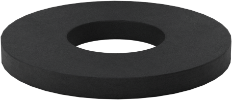 Sert Fiber Pullar, 8 numaralı vida boyutu için, 0.188" İç Çap, 0.438" Dış Çap — Sert Elyaf, Düz, 0.188"