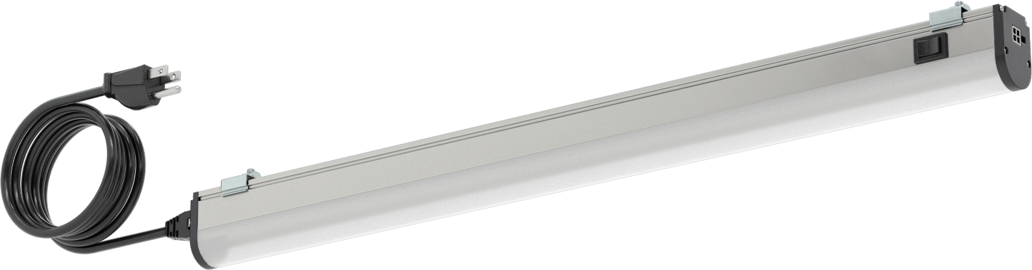 T-Yivli Çerçeve, Şerit Işık, 1-1/4" Genişlik, 23-3/4" Uzunluk, 1500 lümen