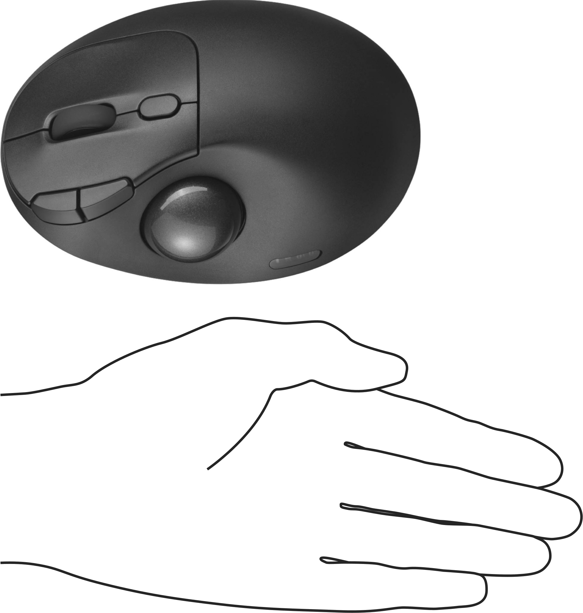 Kablosuz Fareler, Optik Sensörlü Ergonomik Kablosuz