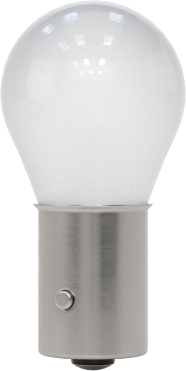 Minyatür Ampul, Bayonet Taban, Tek Temas, Konik, Ticaret No. 93If — 12.8V AC/12.8V DC, Buzlu, 93IF