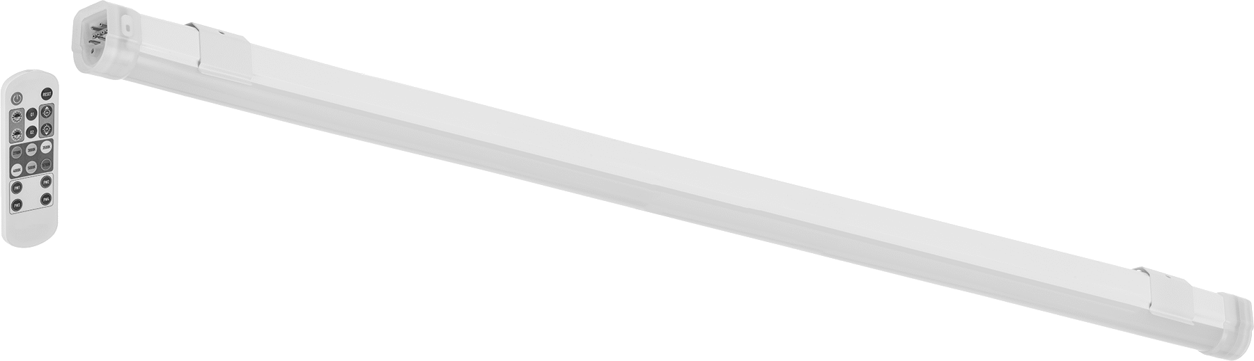 Yıkanabilir Tavan ve Duvar Şerit Işığı, Dahili LEDli, 43-1/4" Toplam Uzunluk