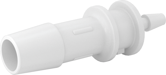 Hava ve Su için Sıkı Sızdırmaz Tırnaklı Boru Bağlantı Parçası, 3/8" x 1/8" Boru İç Çapı için Naylon Düz Redüktör, Beyaz — 1⁄8", 3⁄8", Düz…