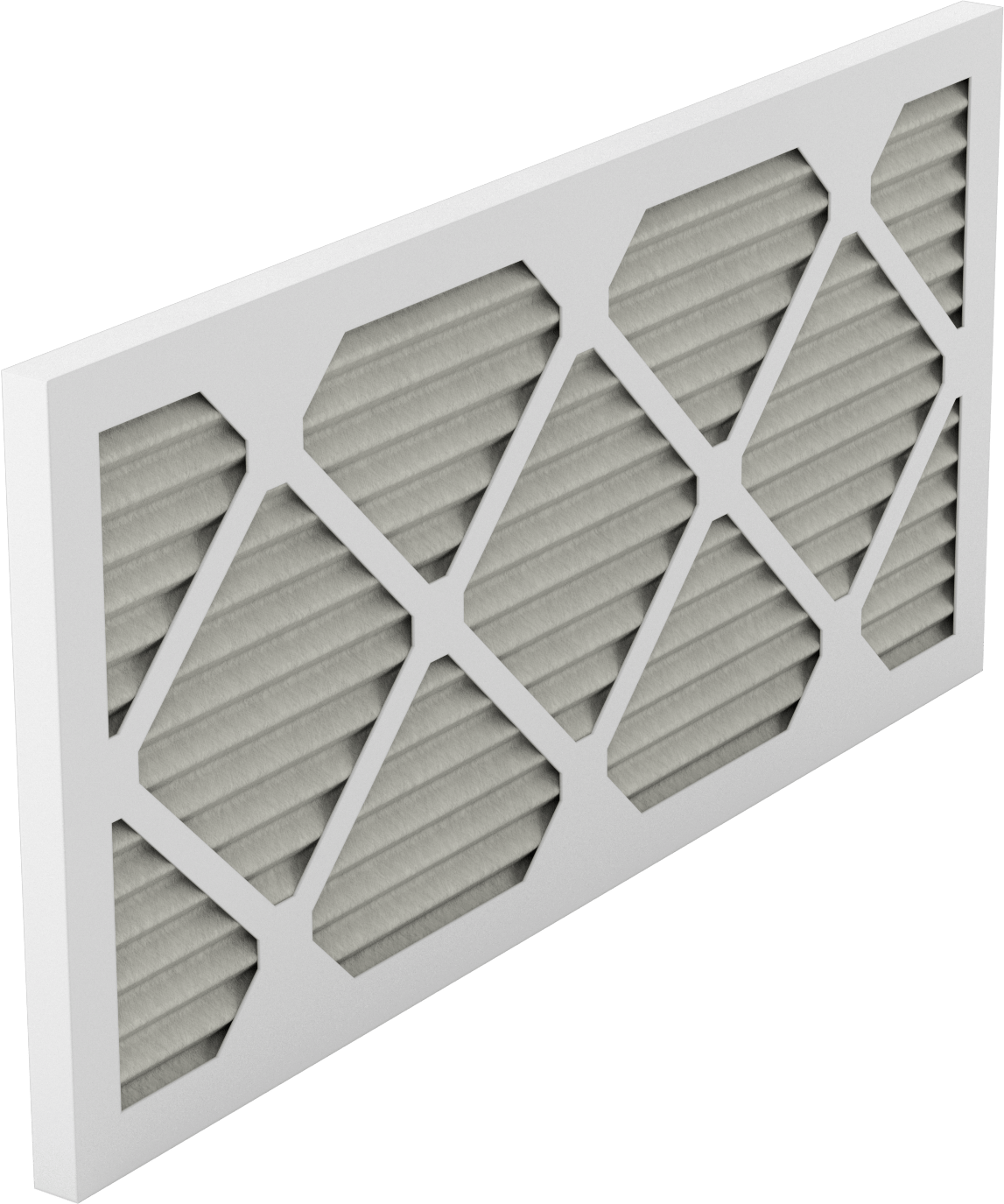 Küf Dirençli Pileli Panel Hava Filtresi, 1" Kalınlık, 12 x 24 Ticaret, MERV 8