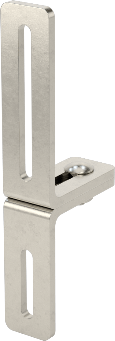 3-1/4" x 9-1/32" x 1/4" İki Parçalı L-Braket