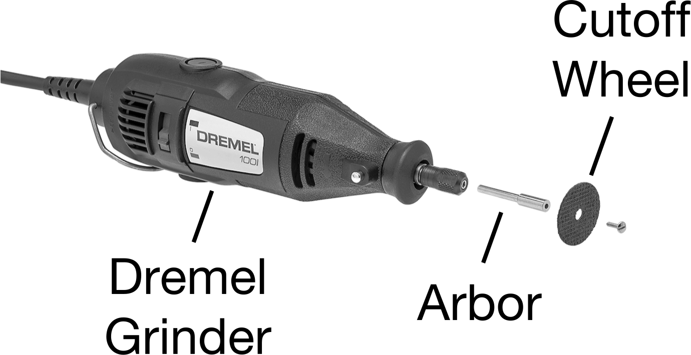 Dremel Döner Alet Mil, 1-64 Delik Boyutu için