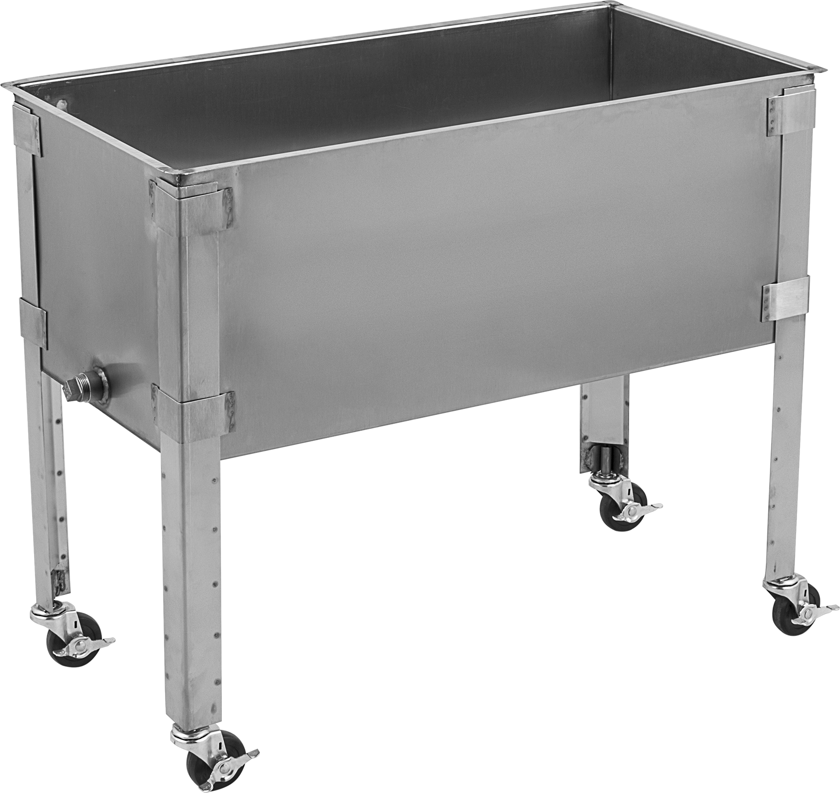 Çıkarılabilir Paslanmaz Çelik Ayaklı 304 Paslanmaz Çelik Bağımsız Evye, 36" Genişlik x 18" Derinlik x 32" Yükseklik — 304 Stainless Steel…