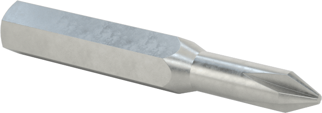 Numara 0 Phillips Ucu, 4 mm Altıgen Şaft