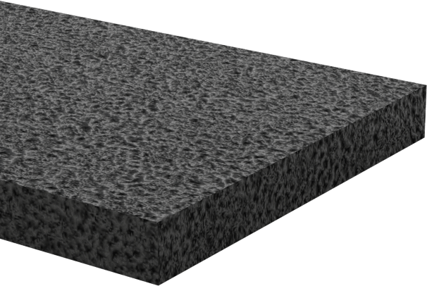 Ultra Hava Koşullarına Dayanıklı EPDM Köpük Levha, Ultra Yumuşak, 1/2" Genişlik, 1/16" Kalınlık, 10 Fit Uzunluk