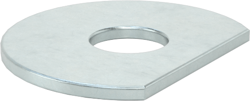 Klipsli Pul, Çinko Kaplı Çelik, M5 Vida için, 5.500 mm İç Çap, 18 mm Dış Çap