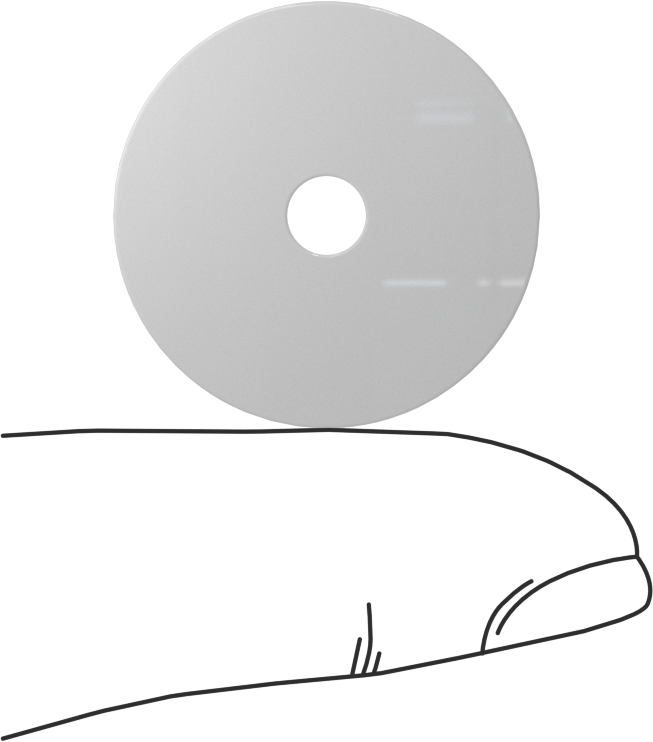 PTFE Plastik Pul, 8 Numaralı Vida için, 0.187" İç Çap, 1.000" Dış Çap, 0.027 inç - 0.035 inç Kalınlık