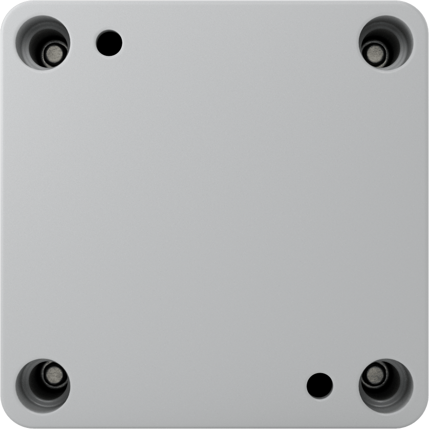 Polikarbonat Su Geçirmez Muhafaza, Çıkarılabilir Kapaklı, 2-3/4" Genişlik x 2-3/4" Yükseklik x 1-5/8" Derinlik