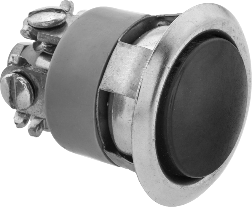Düşük Gerilim Panel Montajlı Kapı Zili Anahtarı, 19 mm, Vidalı Terminalleri Olan Metal Taban