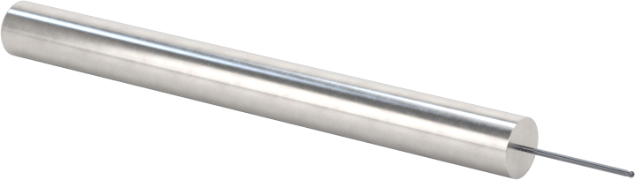 Kalıp Yapımı için Karbür Top Uçlu Freze, Uzun Uçlu, ALTIN, 2 Yiv, 0.4 mm Freze, 4 mm Şaft Çapı