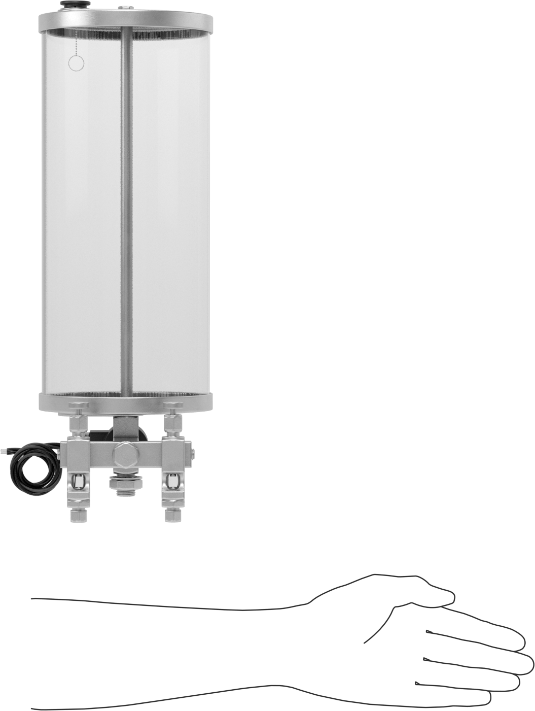 Akış Ayar Valfli Yağ Dağıtıcı, Elektrikli, 2 Çıkış, 128 oz. Kapasite, 120V AC