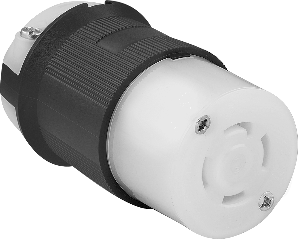 Premium Dönme Kilitli Konektör, Dört Yuvalı Soket, Topraklanmış, NEMA L14-30 — 125V AC/250V AC, 30A, Dişi