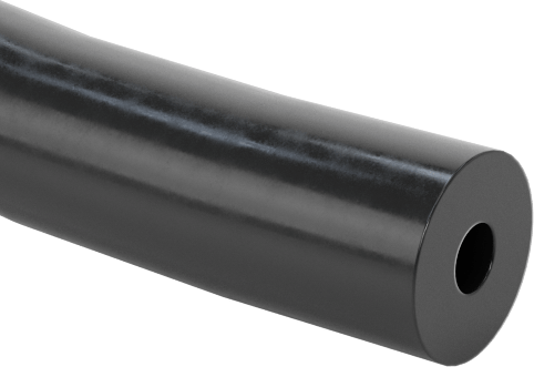 Hava ve Su için UV Dayanıklı Yumuşak EPDM Kauçuk Boru, Opak Siyah, 1 mm İç Çap, 3 mm Dış Çap