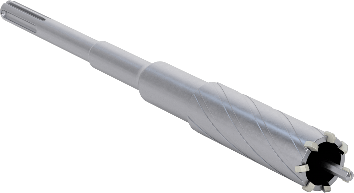 Boyutu Değiştirilebilir Karbür Uçlu Delme Ucu, Duvar ve Beton için, SDS-Max Şaft, 1-1/2" Boyut