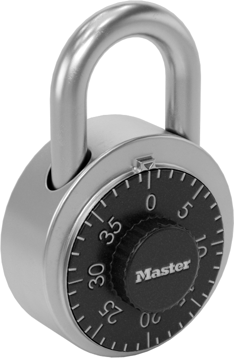 Anahtar Kontrollü Şifreli Asma Kilit, Mevcut Sistem için, Fabrika Kayıtlı — Anahtar Kontrollü Kombinasyon, Kadran, Master Lock