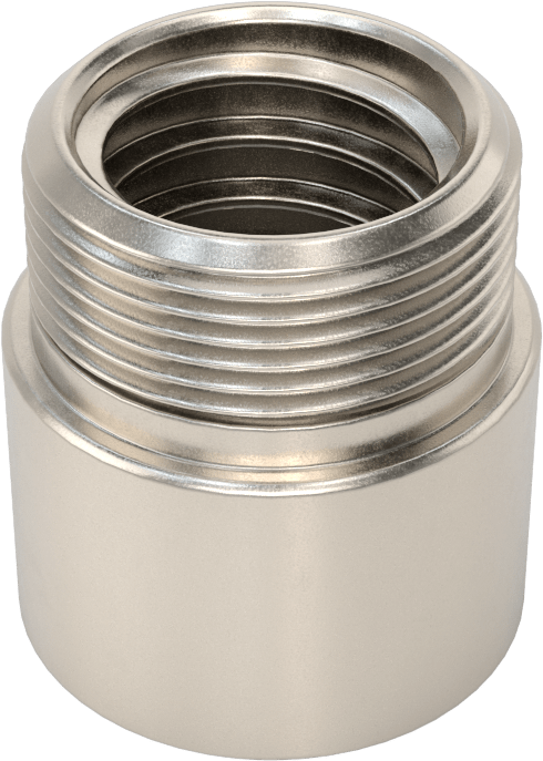 Kılavuz Vida için M20 x 4 mm Dişli Hassas Somun — M20, 4 mm, 1 1⁄4"