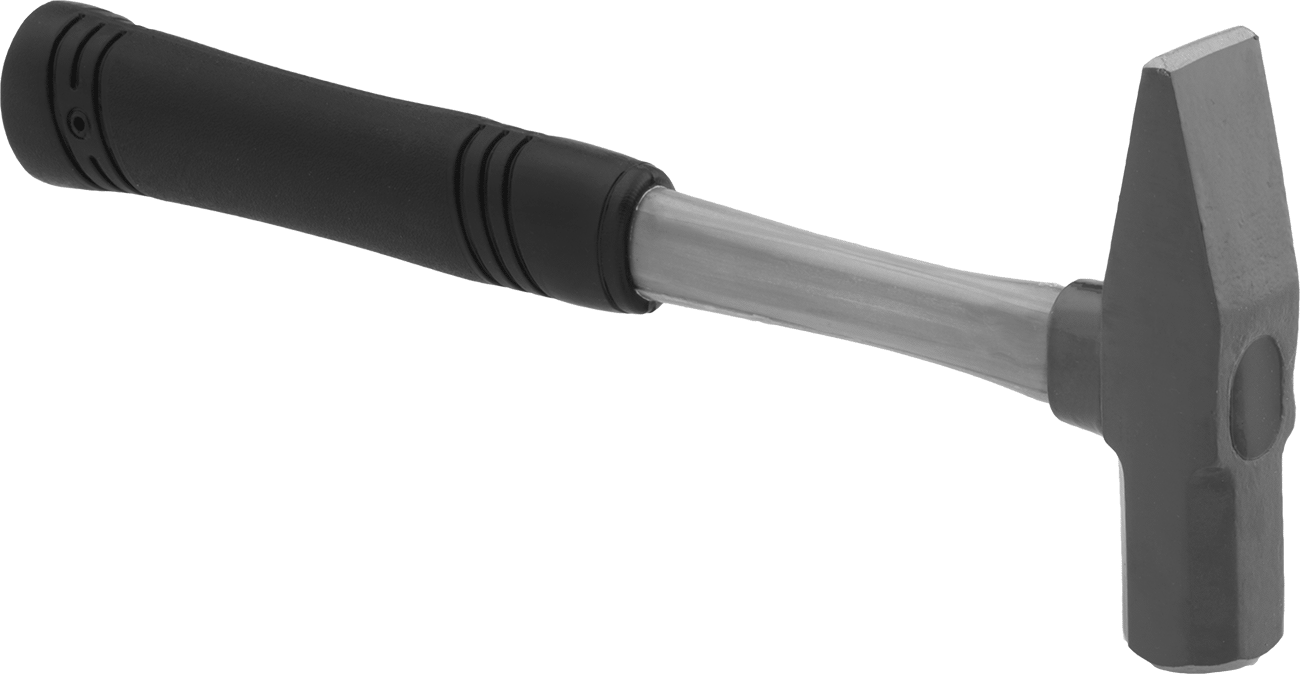 Fiberglas Saplı Perçin Çekici, Dokulu Tutamak, 1 lb. — Perçinleme, Yuvarlak, Dokulu
