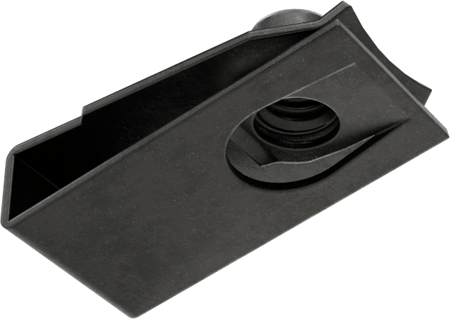 Çelik Güçlü Kavrama Klipsli Namlu Somunları, Siyah, M4 x 0.7 mm Diş Boyutu, 13.5 mm Delik Merkezinden Kenara Mesafe