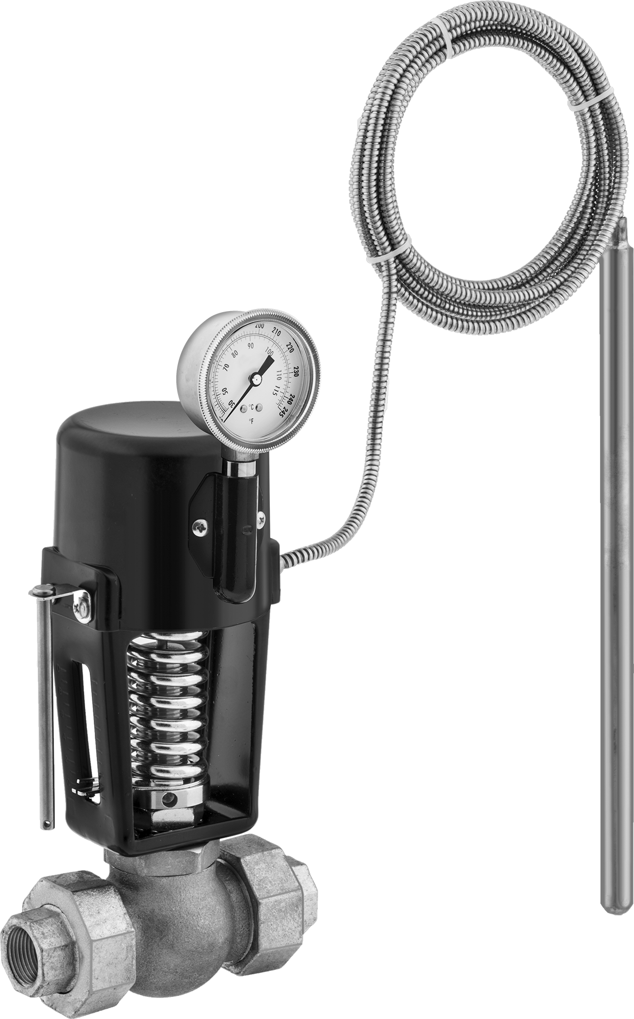 Mixing Valve with Dial Thermometer