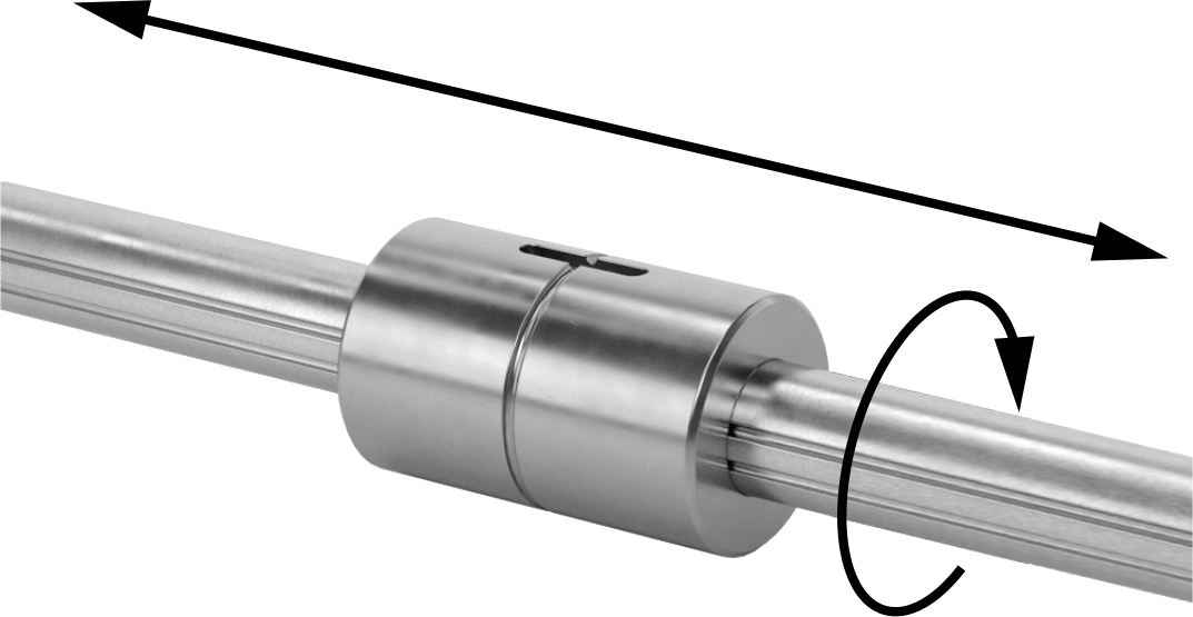 6 mm Çaplı Çelik Bilyalı Yiv için Çelik Lineer Bilyalı Rulman