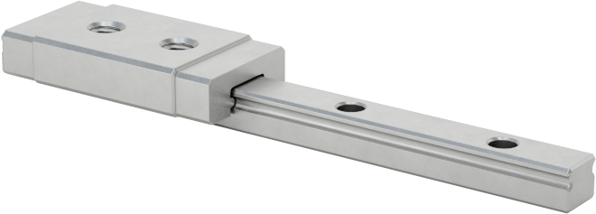 Minyatür Bilyalı Rulman Taşıyıcı ve Kılavuz Ray, 3 mm Genişlik x 40 mm Uzunlukta Raylı