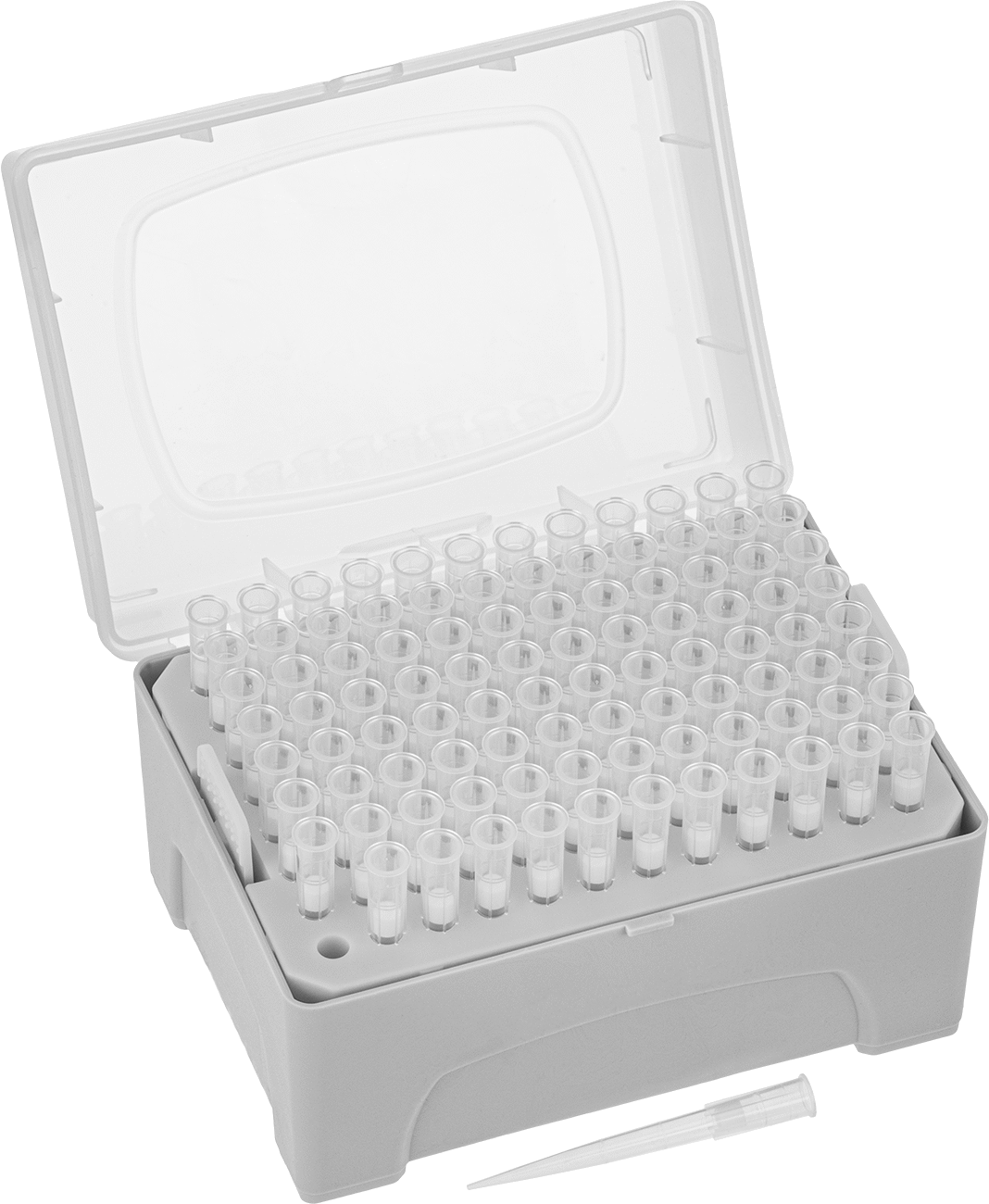 Steril Evrensel Uyumlu Pipet Uçları, Filtre ve Sıvıya Dayanıklı Kaplamalı, 0.001 ml - 0.2 ml Kapasite
