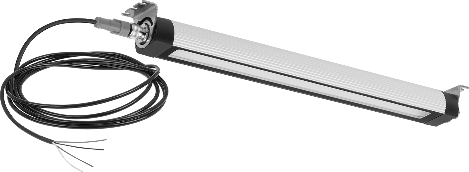 Gömme Montajlı Şerit Makine Işığı, Toplam: 8-5/8" Uzunluk x 1-1/8" Yükseklik x 1-5/8" Genişlik, 15-1/2" Uzunluk x 1-1/8" Yükseklik x 1-5/8" Genişlik Toplam
