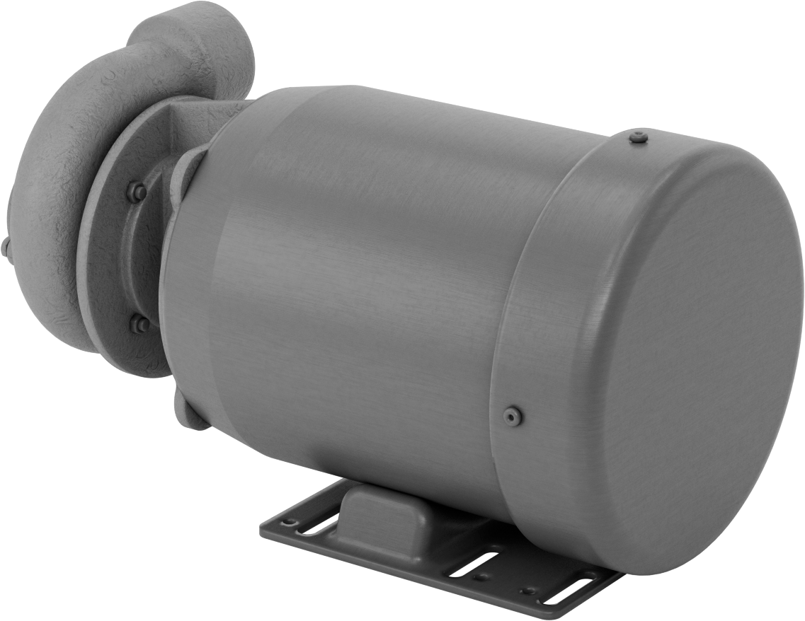 Yüksek Verimli Sirkülasyon Pompası, Su için, Soğutma Sıvıları ve Yağ, 208-240/460V AC, 1 hp