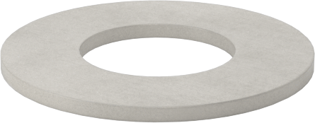 Sert Fiber Pullar, 6 Numaralı Vida için, 0.156" İç Çap, 0.312" Dış Çap, 0.014"-0.016" Kalınlık — Sert Elyaf, Düz, 0.156"