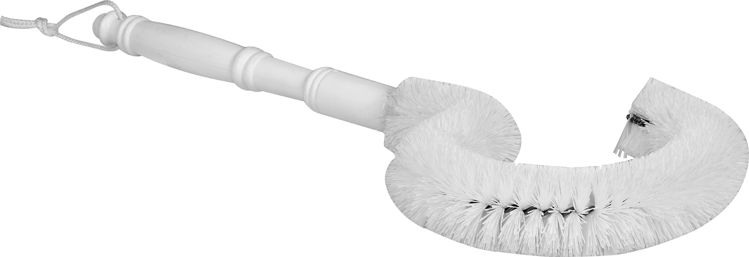 8 inç Uzunlukta x 1-3/4 inç Çaplı Şişe Fırçası — 1 3⁄4", Plastic, Polypropylene, 18"