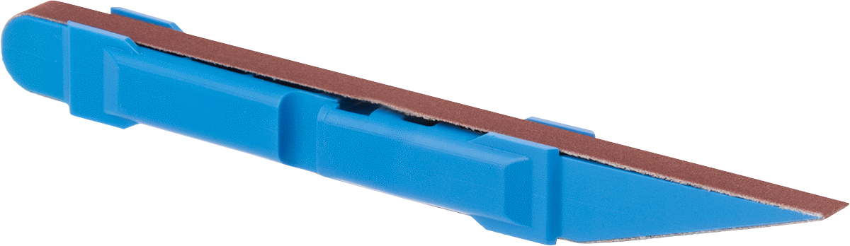 Kayışlı Zımpara Çubuğu, Ekstra Pürüzsüz Yüzey, 240 Kum, Mavi, 1/4" Genişlik x 6-1/4" Uzunluk