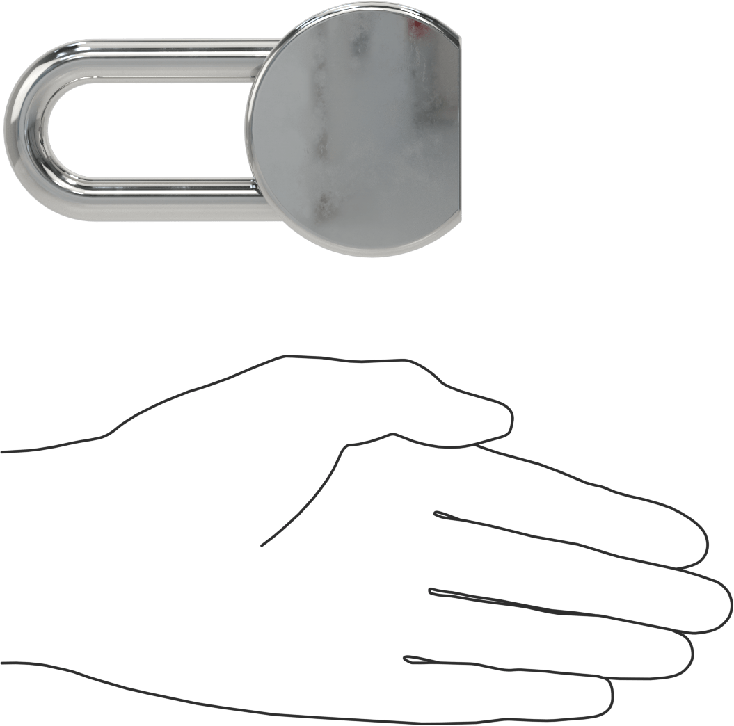 Katı Krom Kaplı Çelik Gövde Asma Kilidi, Ekstra Boşluklu, American Lock 701, Aynı Anahtarlı