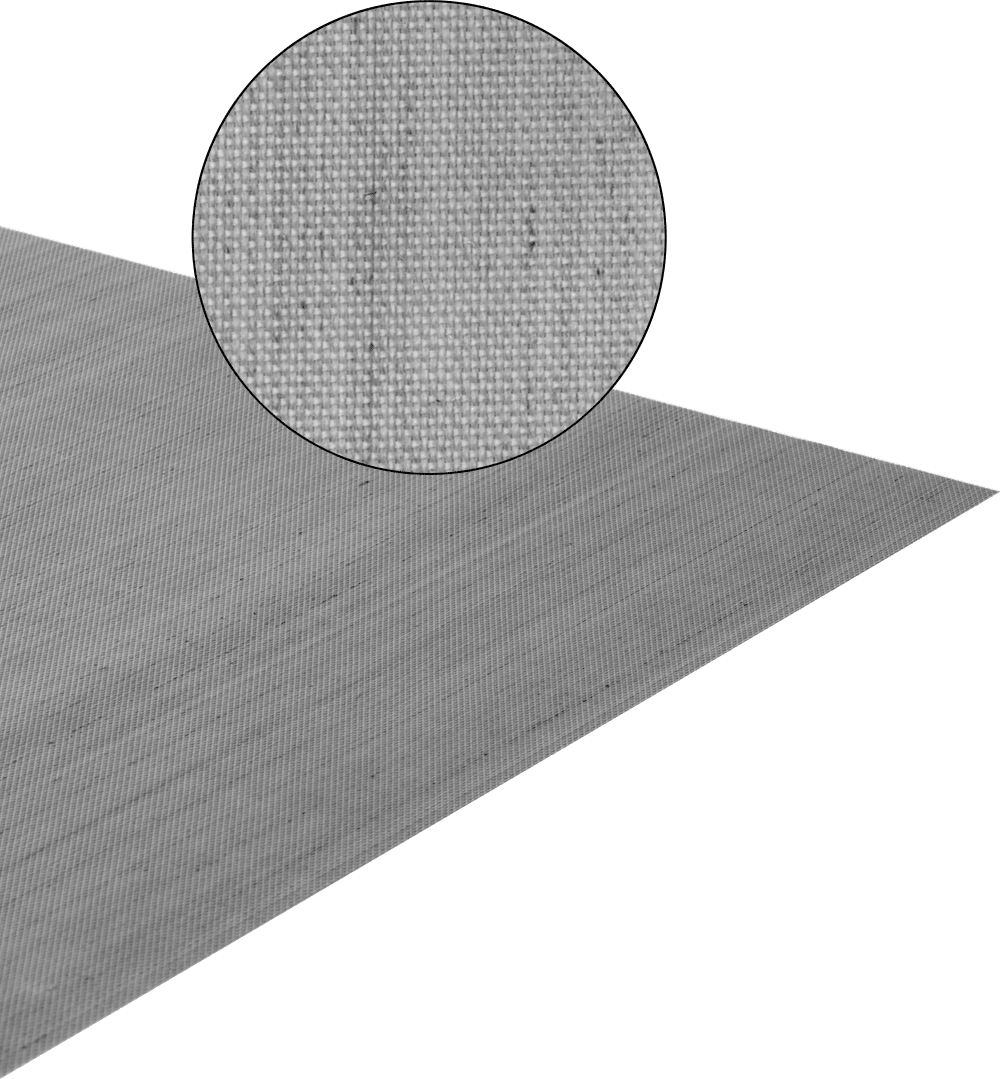 Yırtılmaya Dayanıklı PTFE Kaplı Fiberglas Kumaş Levha, 37-1/2" Genişlik x 0.003" Kalınlık