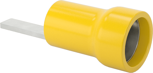 Bıçak Terminalleri, Standart, 12-10 AWG, 0.39" Uzunluk x 0.11" Genişlik x 0.03" Kalınlık Bıçak